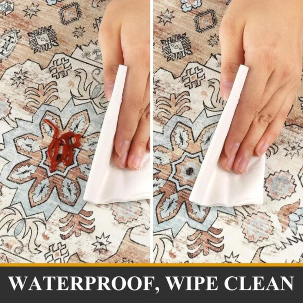 New Anti-Fatigue Kitchen Rugs, Set of 2 Non-Slip Cushioned Waterproof Floor Mats
